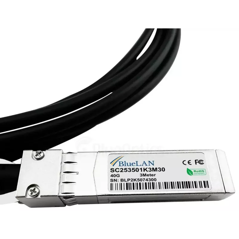 Cabo InfiniBand/fibra ótica BlueOptics SFPPQSFP30-01-BL 1 m 4xSFP+ QSFP