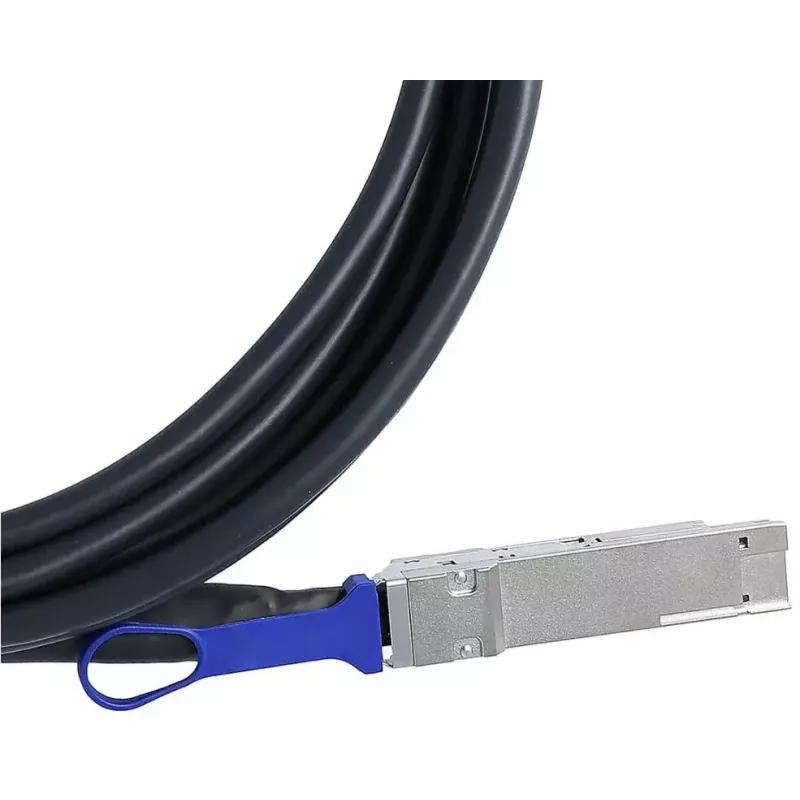 Cabo de fibra ótica InfiniBand BlueOptics QDD-400-CU2M-BL 2 m QSFP-DD preto