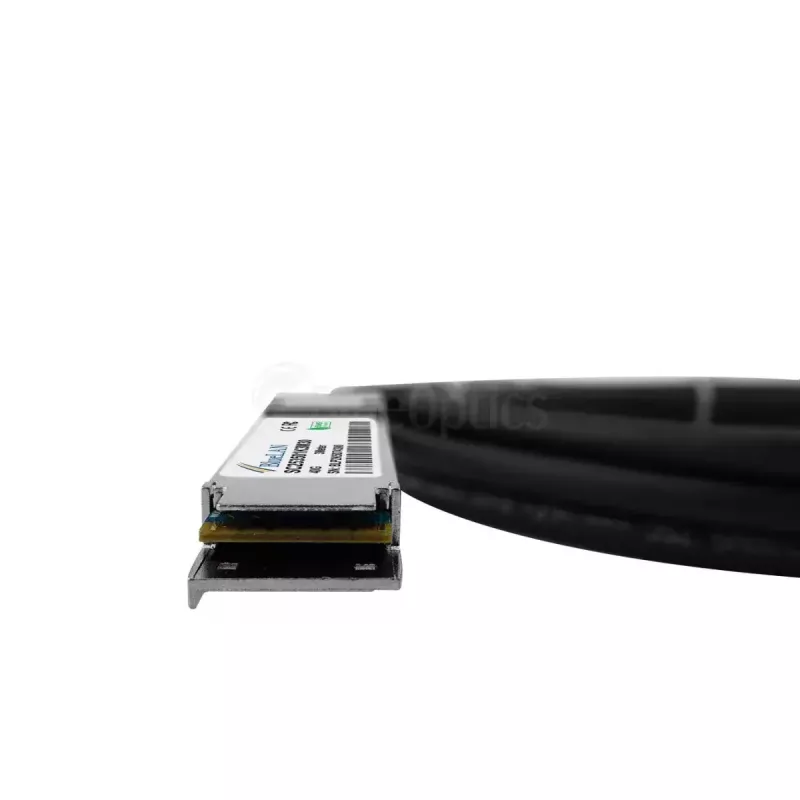 Cabo de rede BlueOptics ET7402-25DAC-2M-BL QSFP28 4xSFP28 InfiniBand 2 m preto