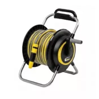 Enrolador de mangueira de pé Kärcher 2.645-372.0 20 m preto amarelo