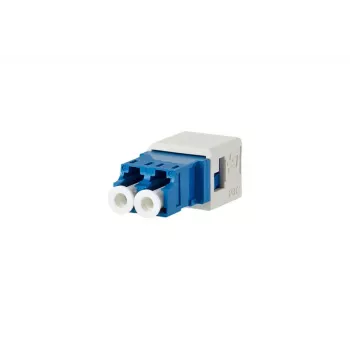 Adaptador de fibra ótica METZ CONNECT 1402L00820MI LC/SM azul branco cerâmica