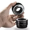 Adaptador de objetiva para câmara Walimex 20795 metal preto compatibilidade MFT
