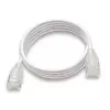 Cabo de rede Wantec 7408 RJ45 Cat6a 5m branco