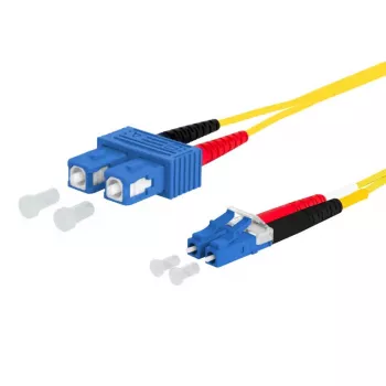 Cabo de fibra ótica METZ CONNECT 151P1EOJO15E SC LC I-V(ZN) H 1,5 m amarelo