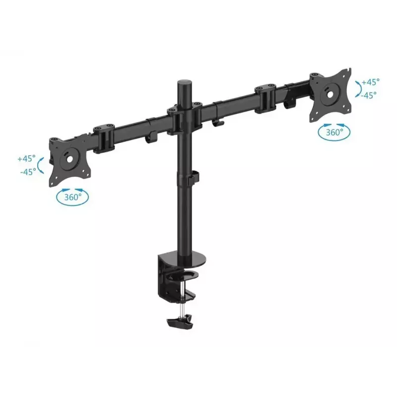 Suporte/mesa para monitor PureMounts PM-OFFICE-02 68,6 cm (27 polegadas) secretária preto