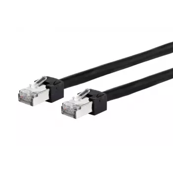 Cabo de rede METZ CONNECT 13084F0500-E 0,5 m Cat5e S/UTP preto