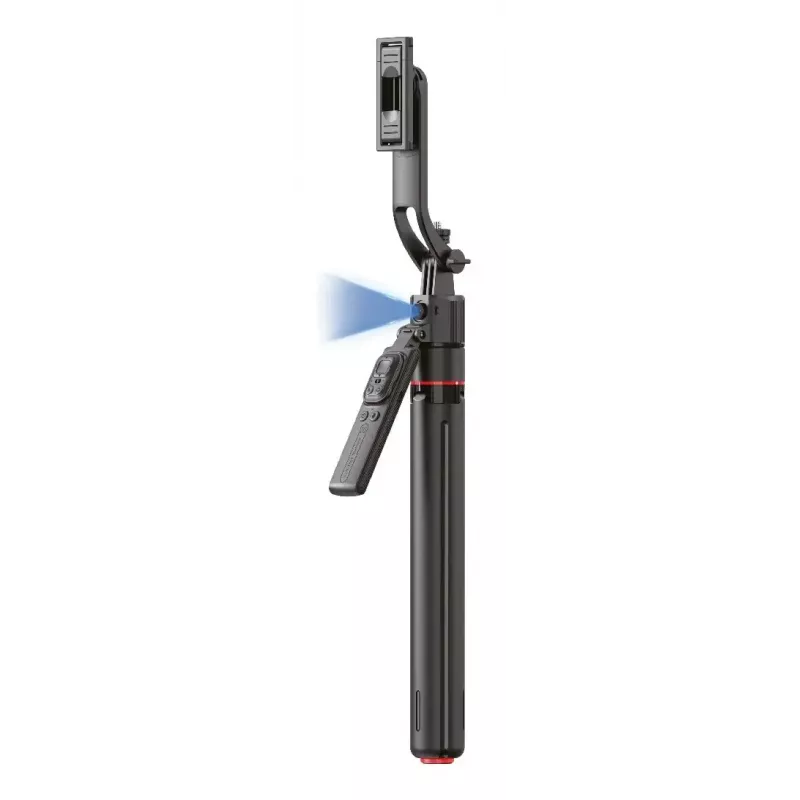 Tripé 4smarts 541772 para smartphone e câmara digital, 3 pernas, altura máxima 176 cm, peso 560 g, preto