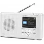 Reflexion TRA23DAB/WH DAB+/FM rádio de mesa, recarregável, branco