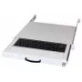 Teclado AIXCASE AIX-19K1UKDETB-W USB PS/2 QWERTZ alemão branco