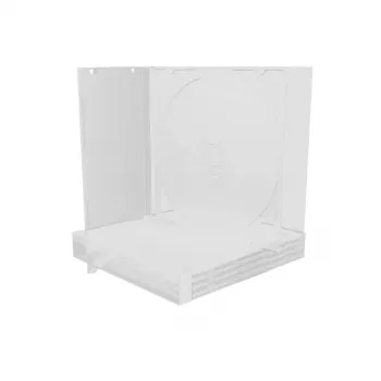 Caixa para CD duplo MediaRange transparente 10 mm