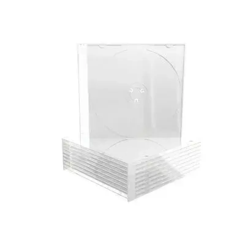 Caixa fina para CD MediaRange BOX32-T para 1 disco 5,2 mm bandeja transparente