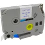 Cassete de fita plástica MediaRange Brother TZ-233 12mm 8m azul sobre branco