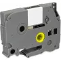 Cassete de fita plástica MediaRange Brother TZ-641 18 mm preto sobre amarelo