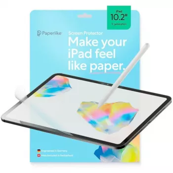 Película de proteção de ecrã Paperlike 3 para iPad 10.2 (2019–2021) PL3-10-19 — mate, compatível com caneta