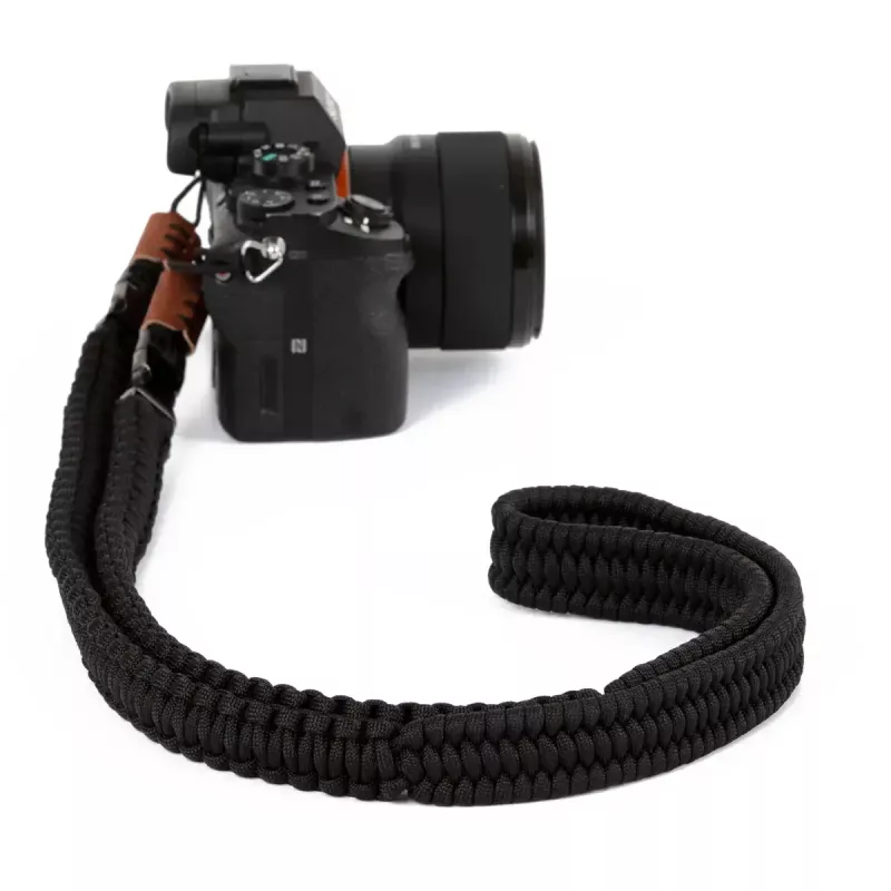 C-ROPE Traveler correia de paracord para câmara, 100 cm, Silent Black