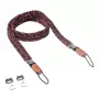C-ROPE Traveler correia de paracord para câmara, 100 cm, Red Dots