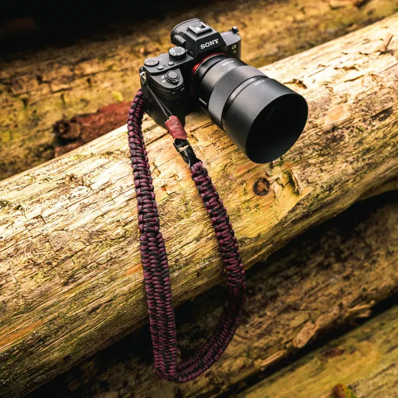 C-ROPE Traveler correia de paracord para câmara, 100 cm, Military Olive