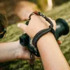 C-ROPE Claw correia de mão de paracord para câmara, 30 cm, preto