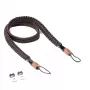 C-ROPE Traveler correia de paracord para câmara, 100 cm, Dark Coffee