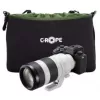 Mala C-Rope CRP-CNB-XL-BLK-2 preta e verde com alça de ombro