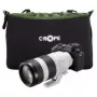 Mala C-Rope CRP-CNB-XL-BLK-2 preta e verde com alça de ombro
