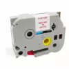 Fita para impressora MediaRange MRBTZ252 vermelha 2,4 cm 8 m