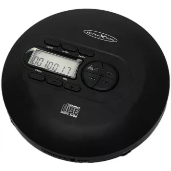 Leitor de CD/MP3 portátil Reflexion PCD520MF (Discman), Anti-Shock, preto
