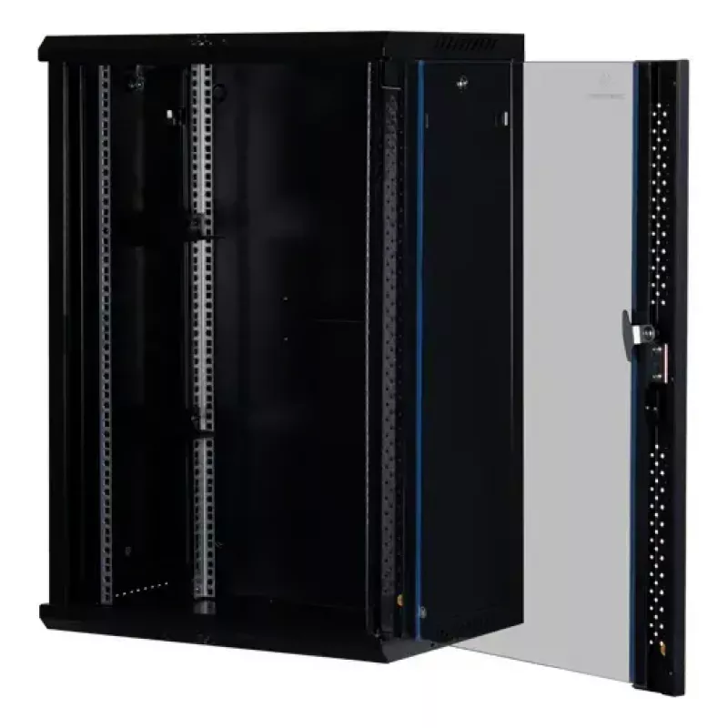 Armário de parede Rockstable RS19-6418 18U 19 polegadas vidro de segurança