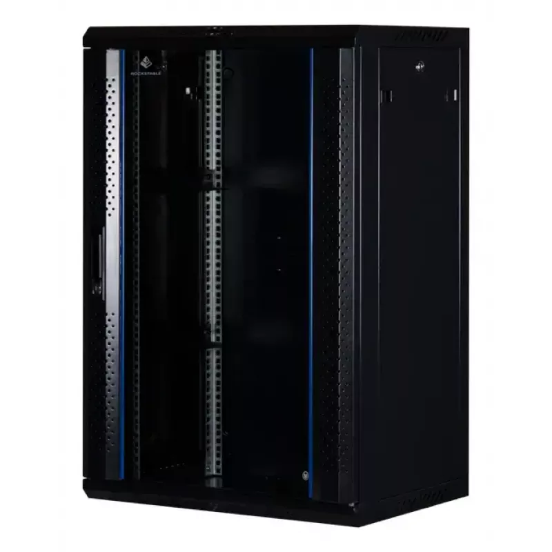 Armário de parede Rockstable RS19-6418 18U 19 polegadas vidro de segurança