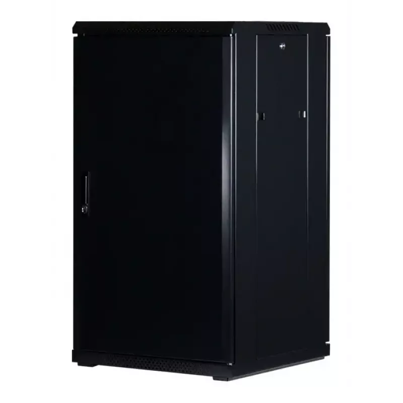 Armário de servidor Rockstable 22 U 19 polegadas com vidro de segurança RS19-6622