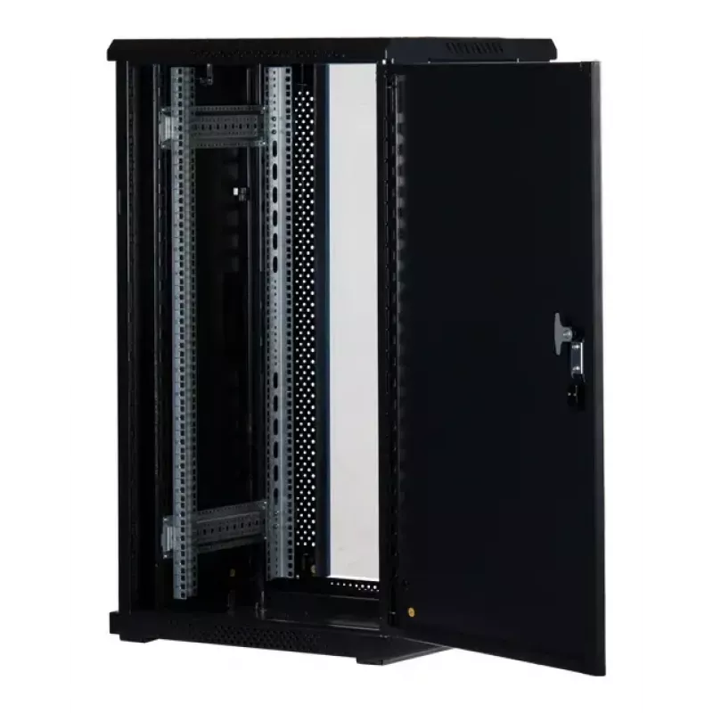 Armário de servidor Rockstable 22 U 19 polegadas com vidro de segurança RS19-6622