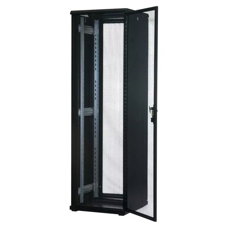 Armário de servidor 42U 19 polegadas Rockstable RS19-6642PP portas em malha