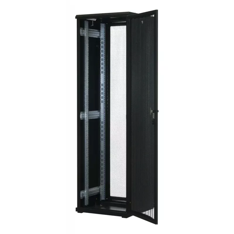 Armário de servidor 42U 19 polegadas Rockstable RS19-6642PP portas em malha