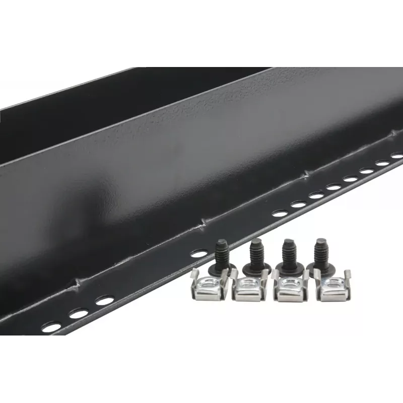 Kit de calhas para rack Rockstable RS19-LS68 800 mm de profundidade aço preto