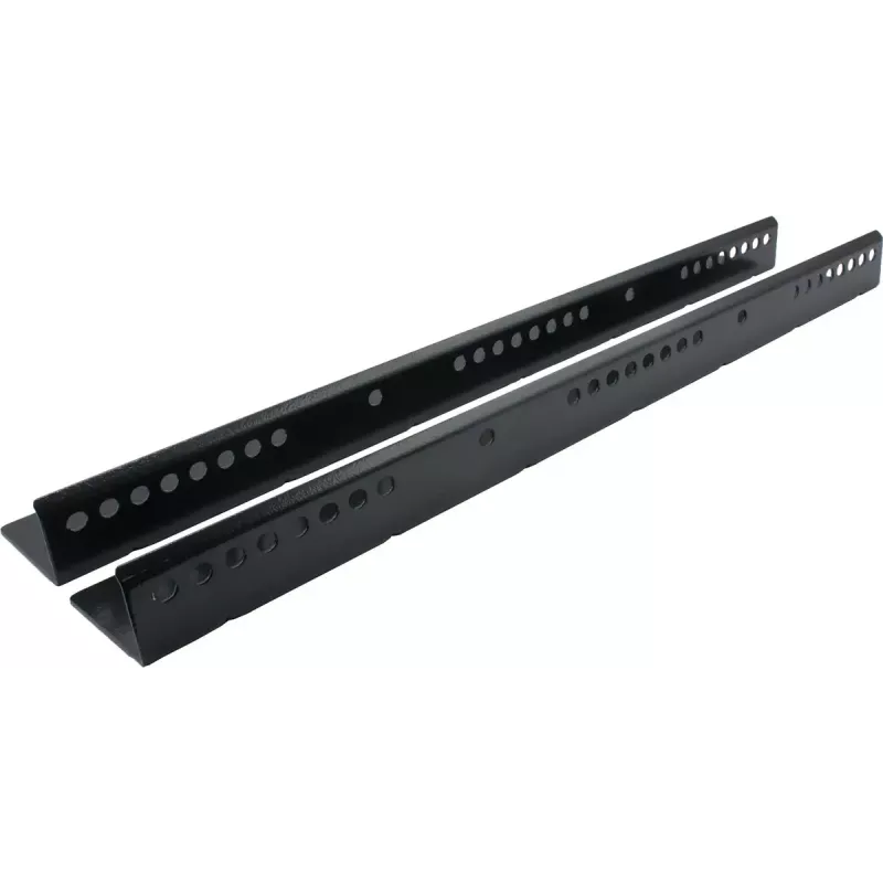 Kit de calhas para rack Rockstable RS19-LS68 800 mm de profundidade aço preto