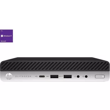 PC de secretária HP EliteDesk 800 G4 — estação de trabalho empresarial, formato compacto