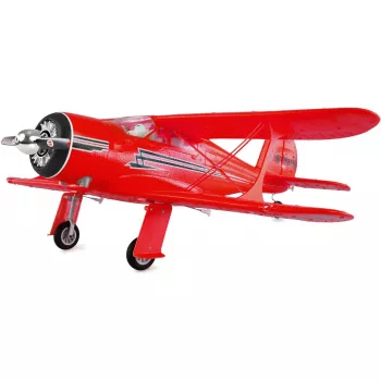 Avião telecomandado Amewi AMXFlight Beech D17s 3D/6G RTF, vermelho, modelo 24143