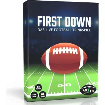 Jogo de tabuleiro de bebida American Psychological Association ANZEN - FIRST DOWN jogo de bebida de futebol americano