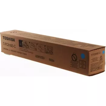 Cartucho de toner Toshiba T-FC616EC ciano modelo 6AK00000369 compatível com copiadoras/impressoras Toshiba
