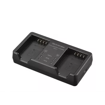 Carregador de bateria Olympus BCX-1 AC USB iões de lítio preto