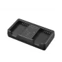 Carregador de bateria Olympus BCX-1 AC USB iões de lítio preto