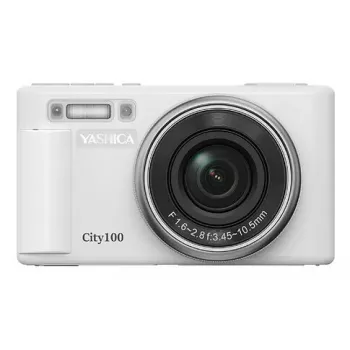 Câmara compacta Yashica City 100 72 MP CMOS prateado branco
