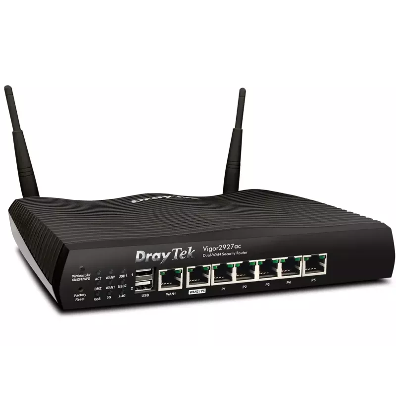 Router de mesa DrayTek Vigor2927ac Dual-Band WLAN 5