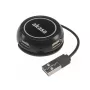 Hub USB Akasa Connect4C 4-IN-1 preto