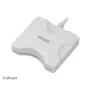 Leitor de cartões Akasa AK-CR-03WHV2 USB 3.0 branco, leitor multi-slot externo para SD/microSD/CF/Memory Stick