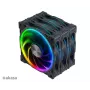 Conjunto de ventoinhas axiais para caixa Akasa SOHO AR LED 12 cm RGB, 3 unidades