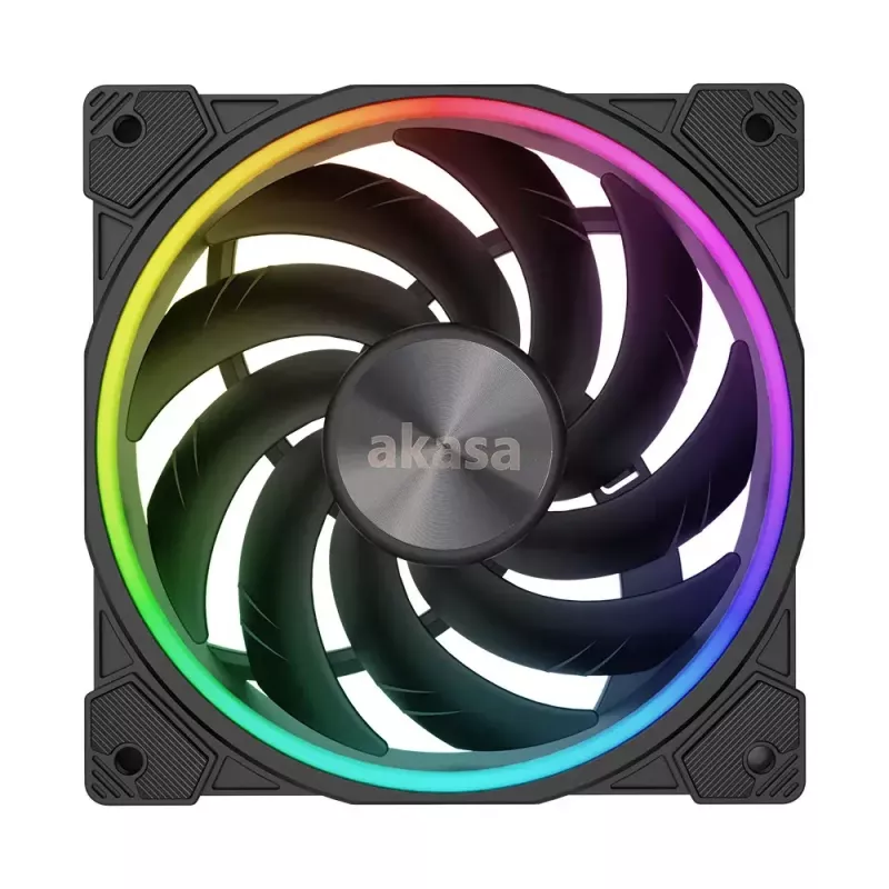 Ventoinha Akasa SOHO AR14 14 cm preto 600-1800 RPM rolamento hidrodinâmico