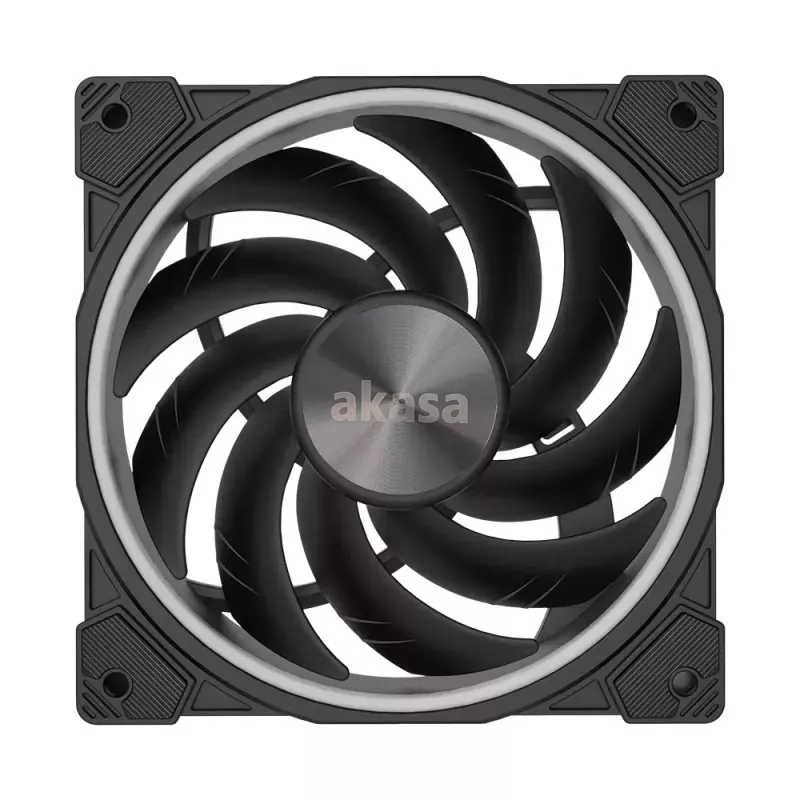 Ventoinha Akasa SOHO AR14 14 cm preto 600-1800 RPM rolamento hidrodinâmico