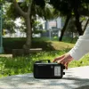 Rádio portátil Sangean MMR-77 analógico AM FM preto auscultadores de 3,5 mm
