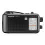 Rádio portátil Sangean MMR-77 analógico AM FM preto auscultadores de 3,5 mm